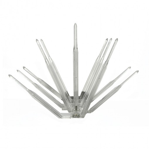 Clear Plastic Bird Spikes 5" (5"x6') Clear Plastic Bird Spikes 5" (5"x6')