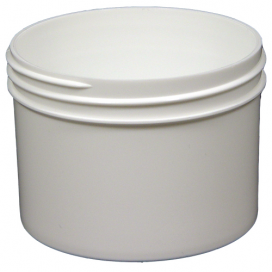 Cosmetic Jar White 1/4oz