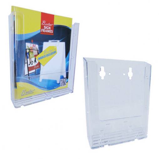 Full Sheet Brochure Holder Wall Mount 8 1/2"wide x 11" high