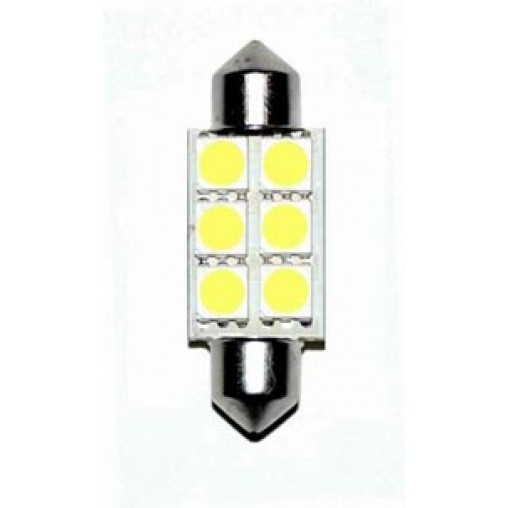 6 LED 36mm Festoon Bulb