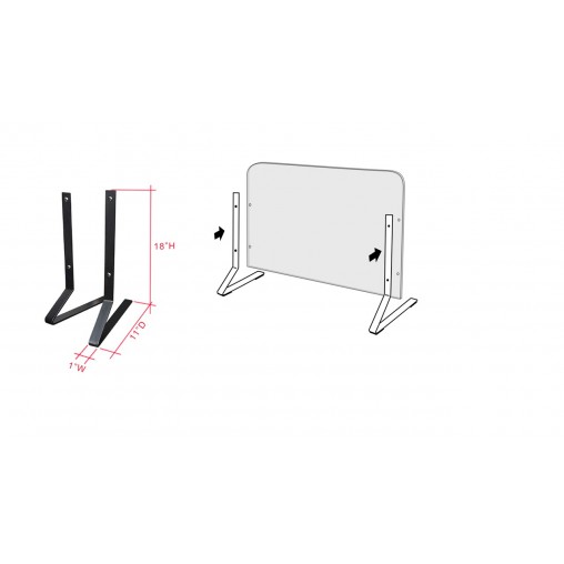 Employee Protection L Leg Free Standing