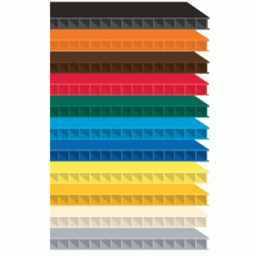 Hi-Core Fluted Sign Board 4 mm Small 24"x48" Hi-Core Fluted Sign Board 4 mm Small 24"x48"