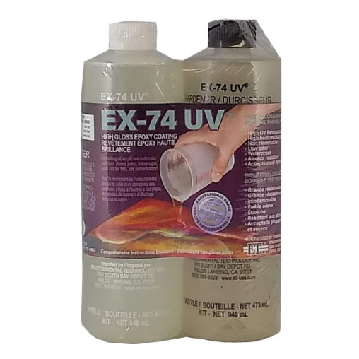 EX-74 UV Resistant Pourable Epoxy Coating EX-74 UV Resistant Pourable Epoxy Coating