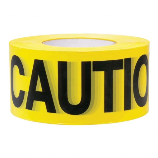 Caution Tape - Polyethylene 1000 feet