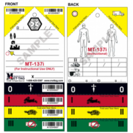 Training Triage Tags - FOR TRAINING ONLY