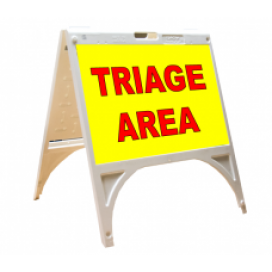 Triage Area Demarcation Sign