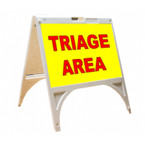 Triage Area Demarcation Sign Triage Area Demarcation Sign