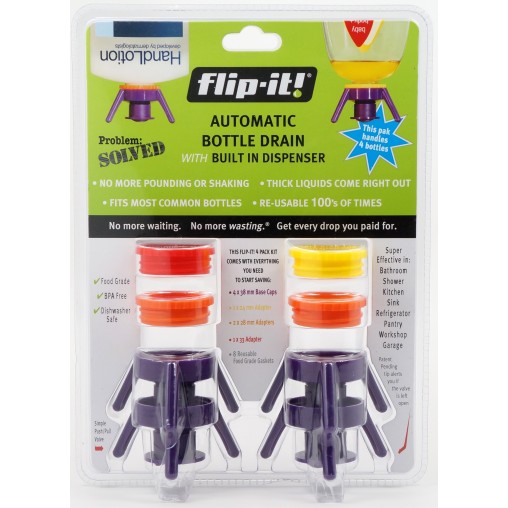 FLIP-IT DELUXE 4 CAP KIT FLIP-IT DELUXE 4 CAP KIT