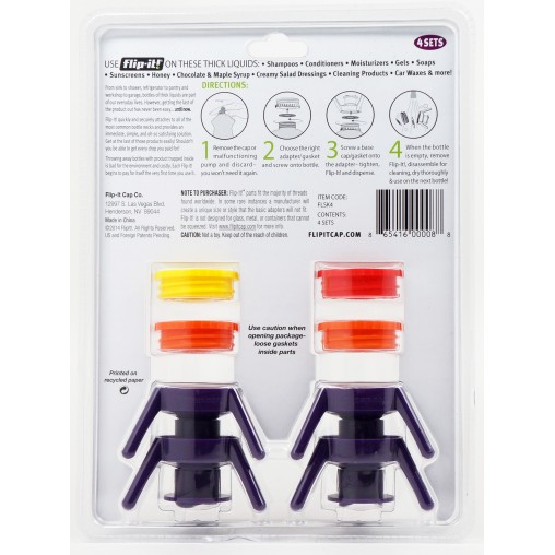 FLIP-IT DELUXE 4 CAP KIT FLIP-IT DELUXE 4 CAP KIT