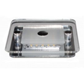 Source LED 24 Warm White Dome Light 4"x4"