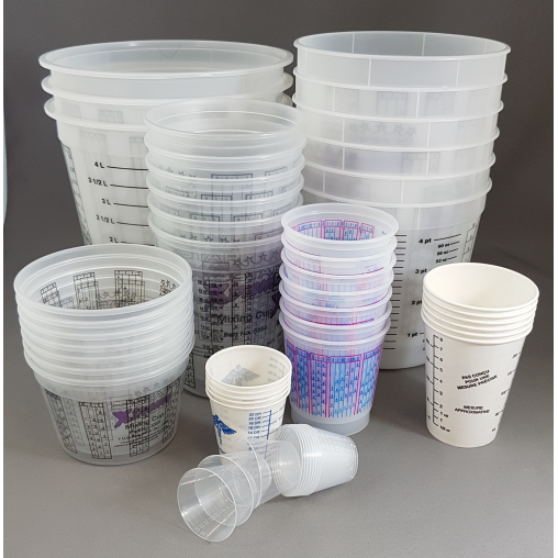 Mixing Containers Plastic Graduated Mixing Containers Plastic Graduated