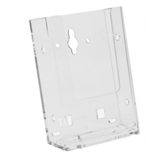 Wall Mount Single Tri-Fold Brochure Holder 4 1/2" wide x 6 1/2" high Wall Mount Single Tri-Fold Brochure Holder 4 1/2" wide x 6 1/2" high
