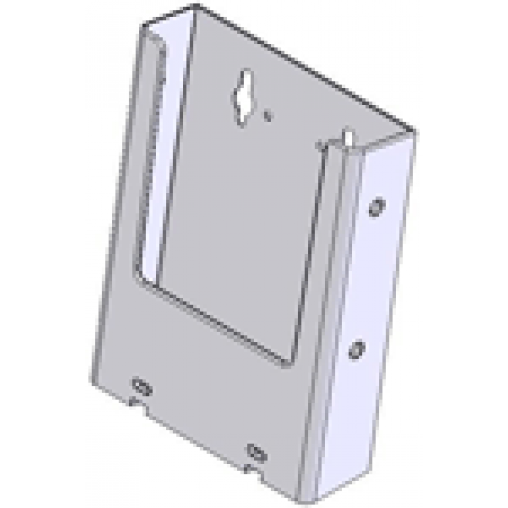 Wall Mount Single 1/2 Page Brochure Holder 6 1/2" wide Wall Mount Single 1/2 Page Brochure Holder 6 1/2" wide