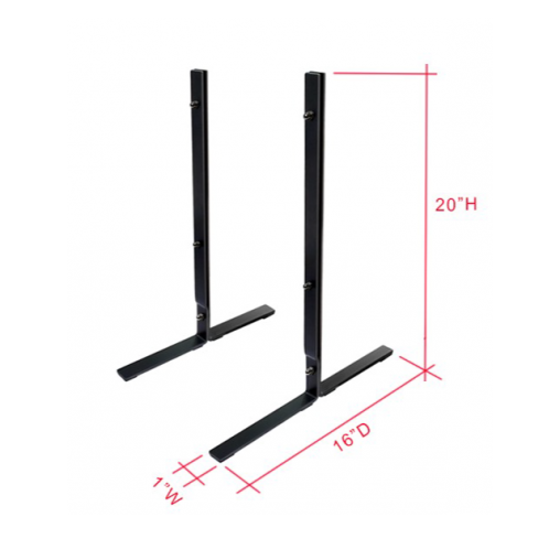 Metal Support Legs for Sneeze Guards Metal Support Legs for Sneeze Guards