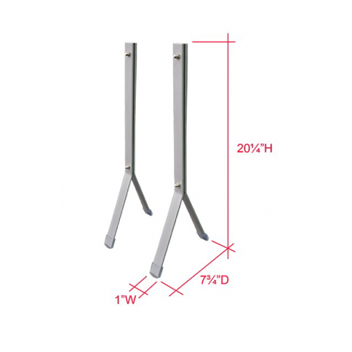 Metal Support Legs for Sneeze Guards