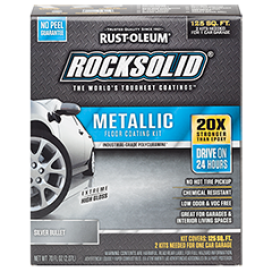 Rock Solid Metallic Floor Coating Kit