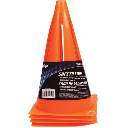 9" Safety Cone 4 Pack