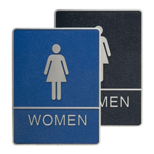 Women's Washroom 6"W x 8"H