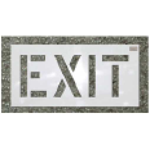 "EXIT" LDPE Stencil "EXIT" LDPE Stencil