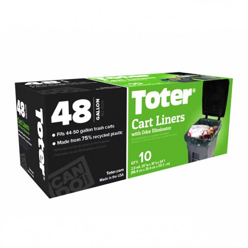 Toter Odor Eliminator Trash Liners 32/48 Gallon - 10 count Toter Odor Eliminator Trash Liners 32/48 Gallon - 10 count