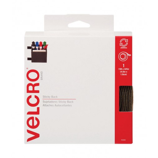 Velcro Hook & Loop Sticky Back 15ft x 3/4in Velcro Hook & Loop Sticky Back 15ft x 3/4in