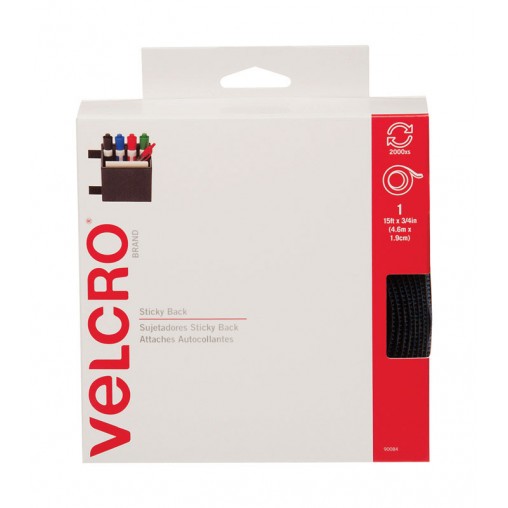 Velcro Hook & Loop Sticky Back 15ft x 3/4in Velcro Hook & Loop Sticky Back 15ft x 3/4in