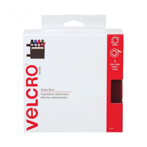 Velcro Hook & Loop Sticky Back 15ft x 3/4in Velcro Hook & Loop Sticky Back 15ft x 3/4in