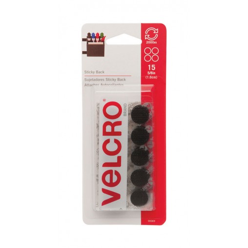 Velcro Coins 15 Pack 5/8" Velcro Coins 15 Pack 5/8"
