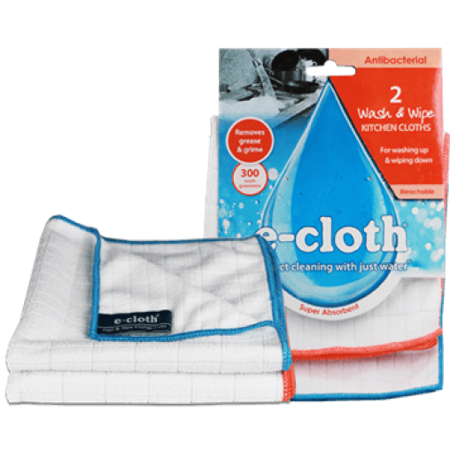 e-cloth Wash & Wipe Kitchen Cloths 2 Pkg e-cloth Wash & Wipe Kitchen Cloths 2 Pkg