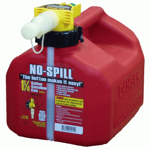 No Spill 5 litre Gas Cans