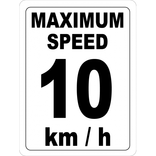 Max Speed 10 km/h 12"W x 18"H