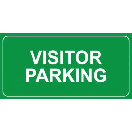 Visitor Parking Sign 12"W x 6"H Visitor Parking Sign 12"W x 6"H